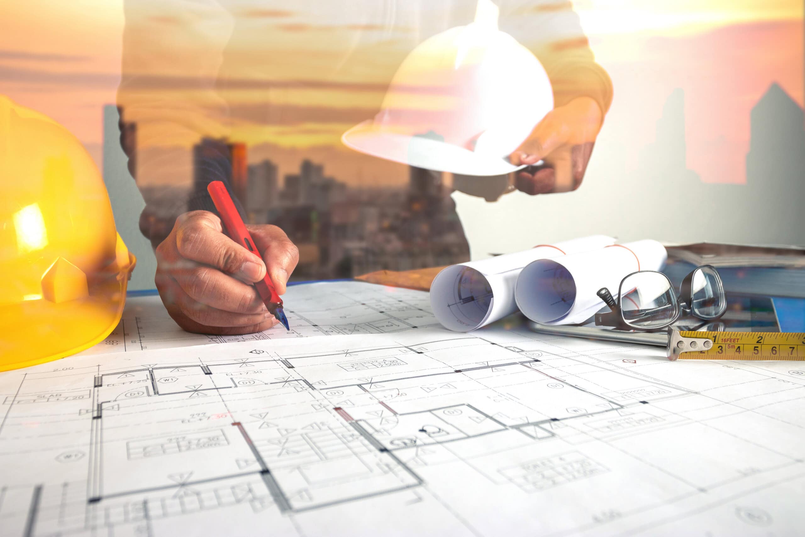 Architectural work image used under licence from Adobe Stock