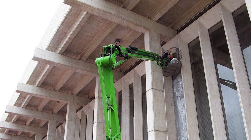 Exposed precast concrete at Perth Concert Hall