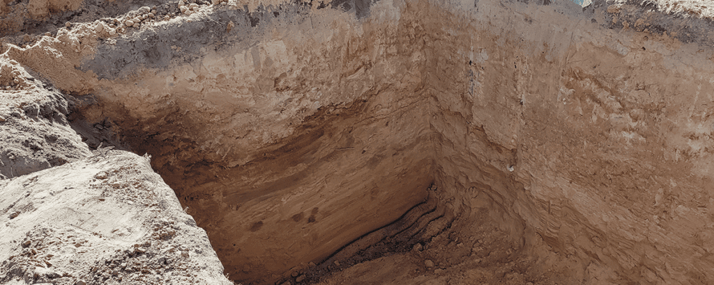 Basement excavation soil stabilisation permeation grouting