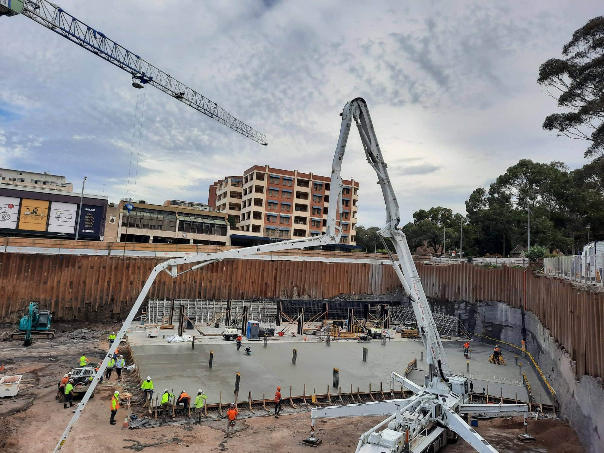 Concrete placement pumping