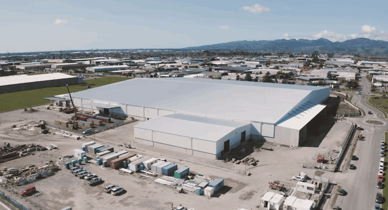 OJI Fibre Solutions warehouse Christchurch SLAB-TECT