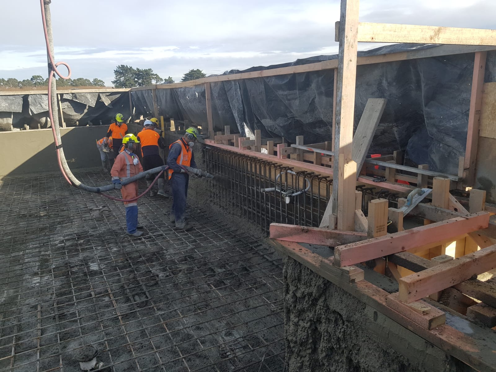 Concrete shotcrete