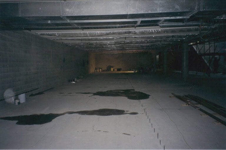 University of Canterbury Maths & Science Basement - AQURON stopped Hydrostatic Ingress