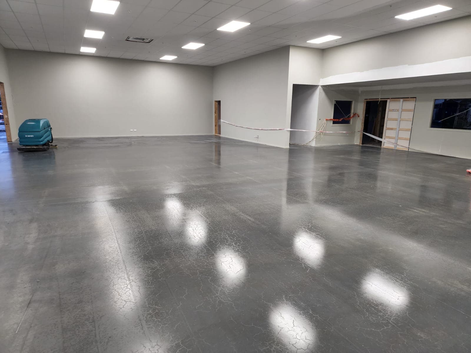 Tumu ITM showroom Havelock North burnished sheen slab
