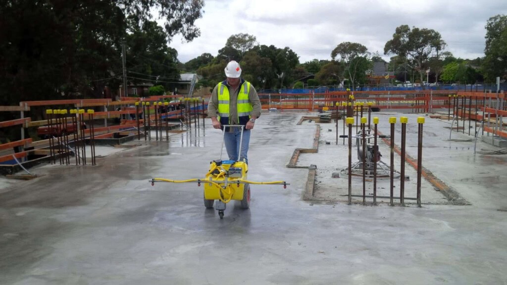 concrete spraying