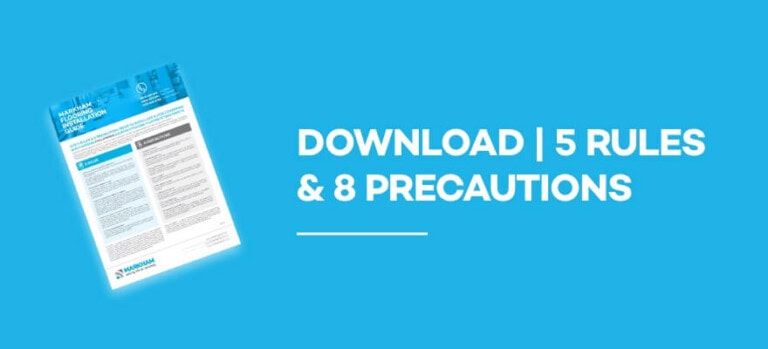product card 5 rules 8 precautions