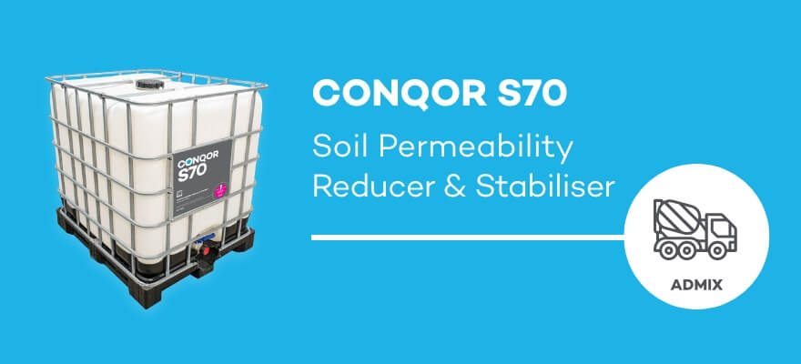 CONQOR S70 - Permeation Grout for Soil Stabilisation