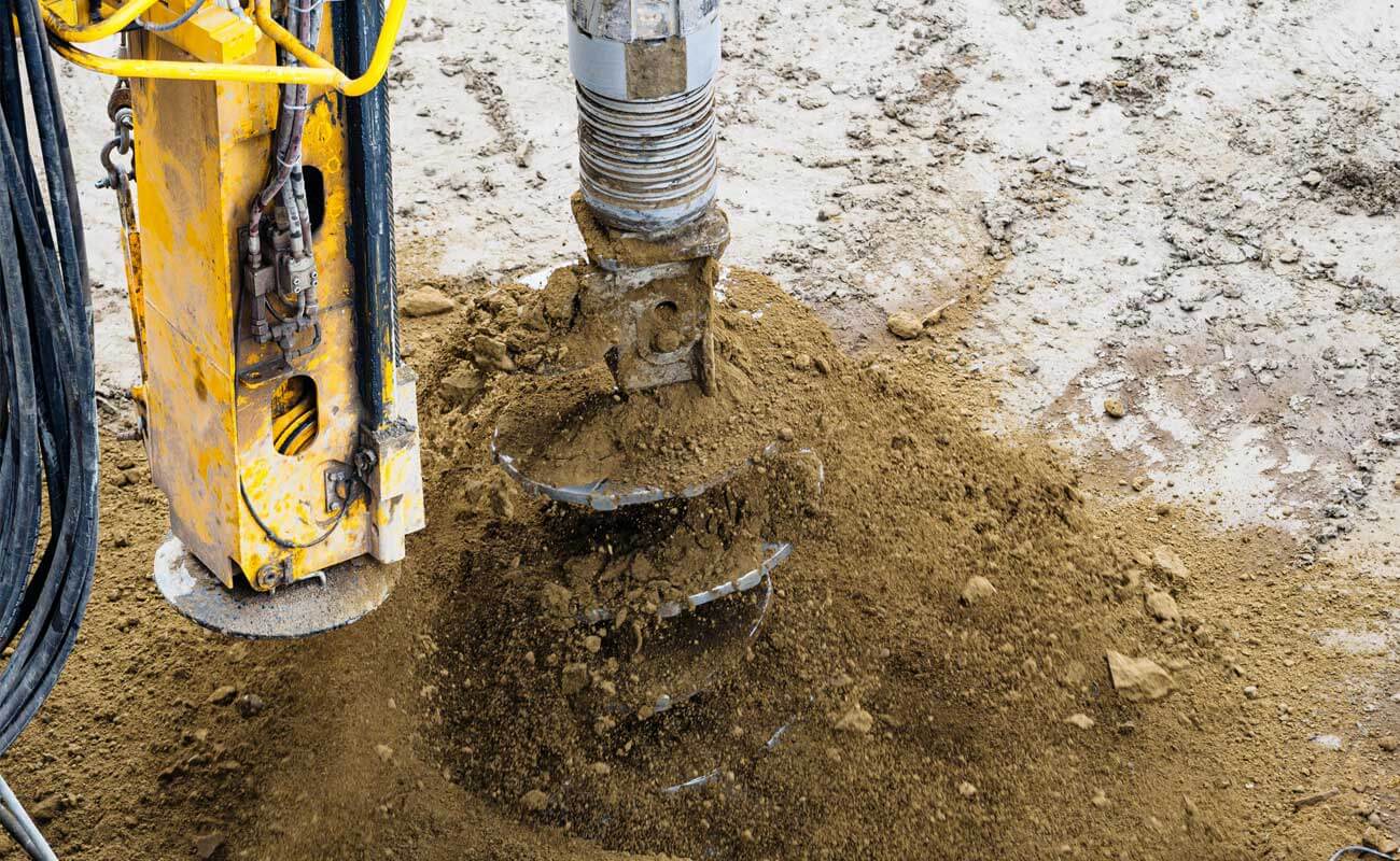 Soil stabiliser stabilisation grout